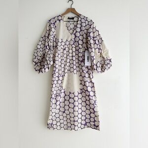 NWT Obey Dress Honeycomb lavender cotton sz XS